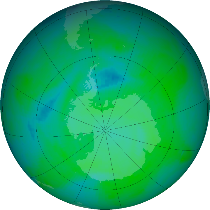 Ozone Map 1989-12-17